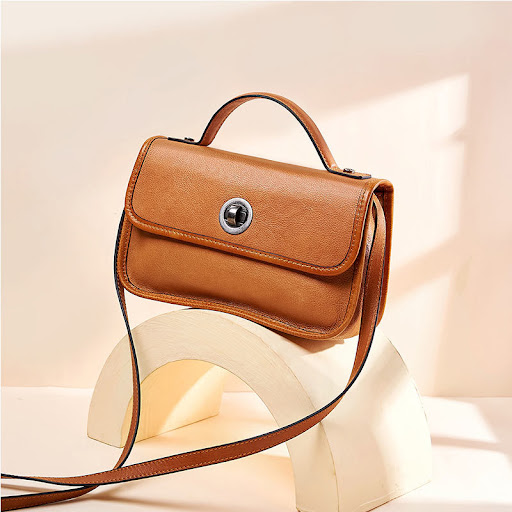 Title 2, Borsa in pelle fatta a mano da donna con pelle ...