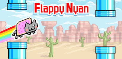 Flappy Nyan: flying cat wings Screenshot