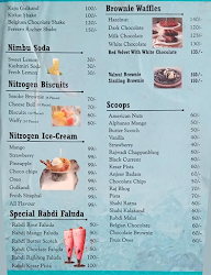 Kismat Ice World menu 3