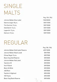 Feast - Radisson Hotel menu 1