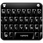 Cover Image of Baixar Teclado empresarial preto 7.0 APK