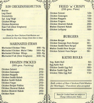 Delhi Broilers menu 1