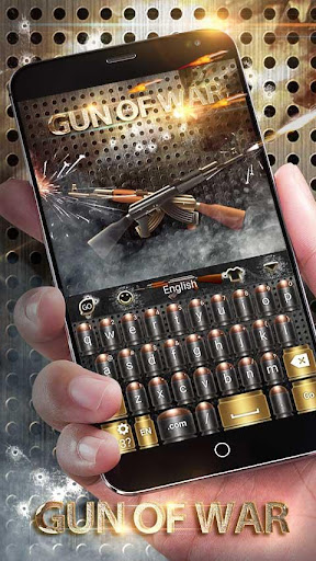 Gun of War GO Keyboard Theme