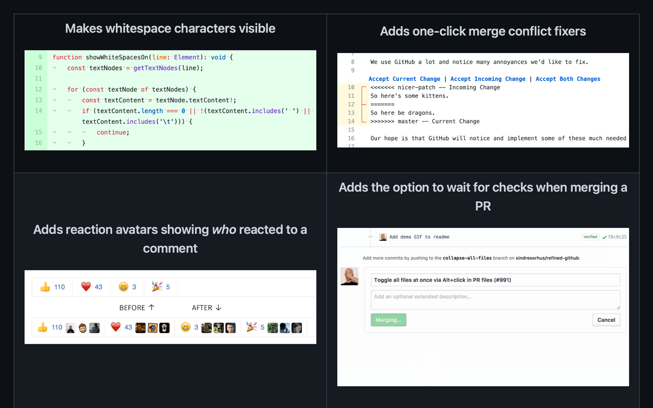 Refined GitHub Preview image 2