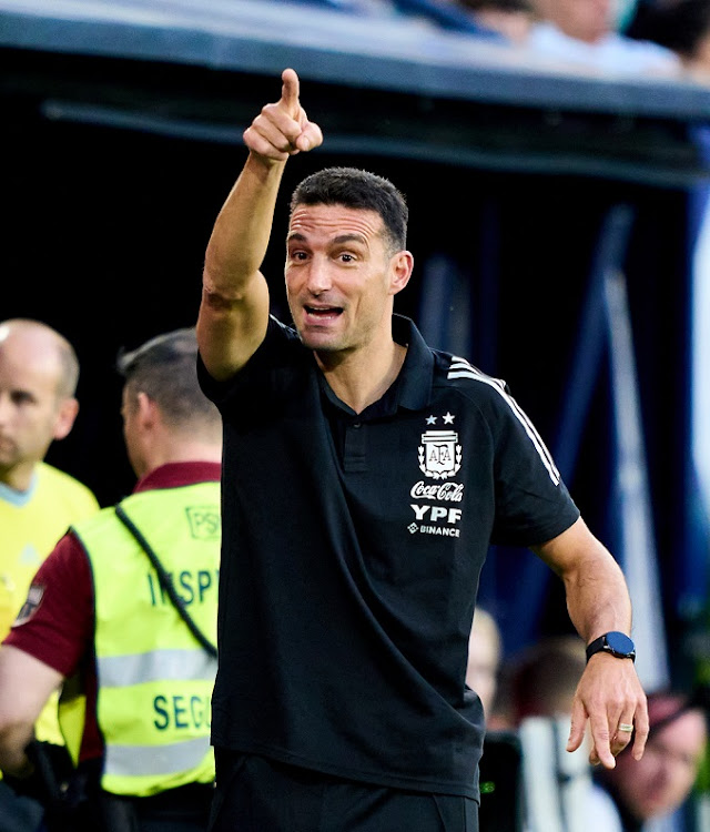 Argentina head coach Lionel Scaloni. Picture: JUAN MANUEL SERRANO ARCE/GETTY IMAGES