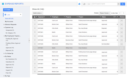 Apptivo Expenses