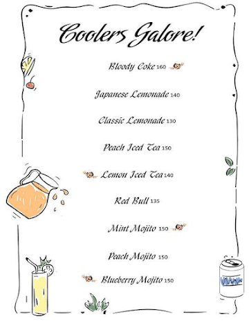 Delicate Delights menu 