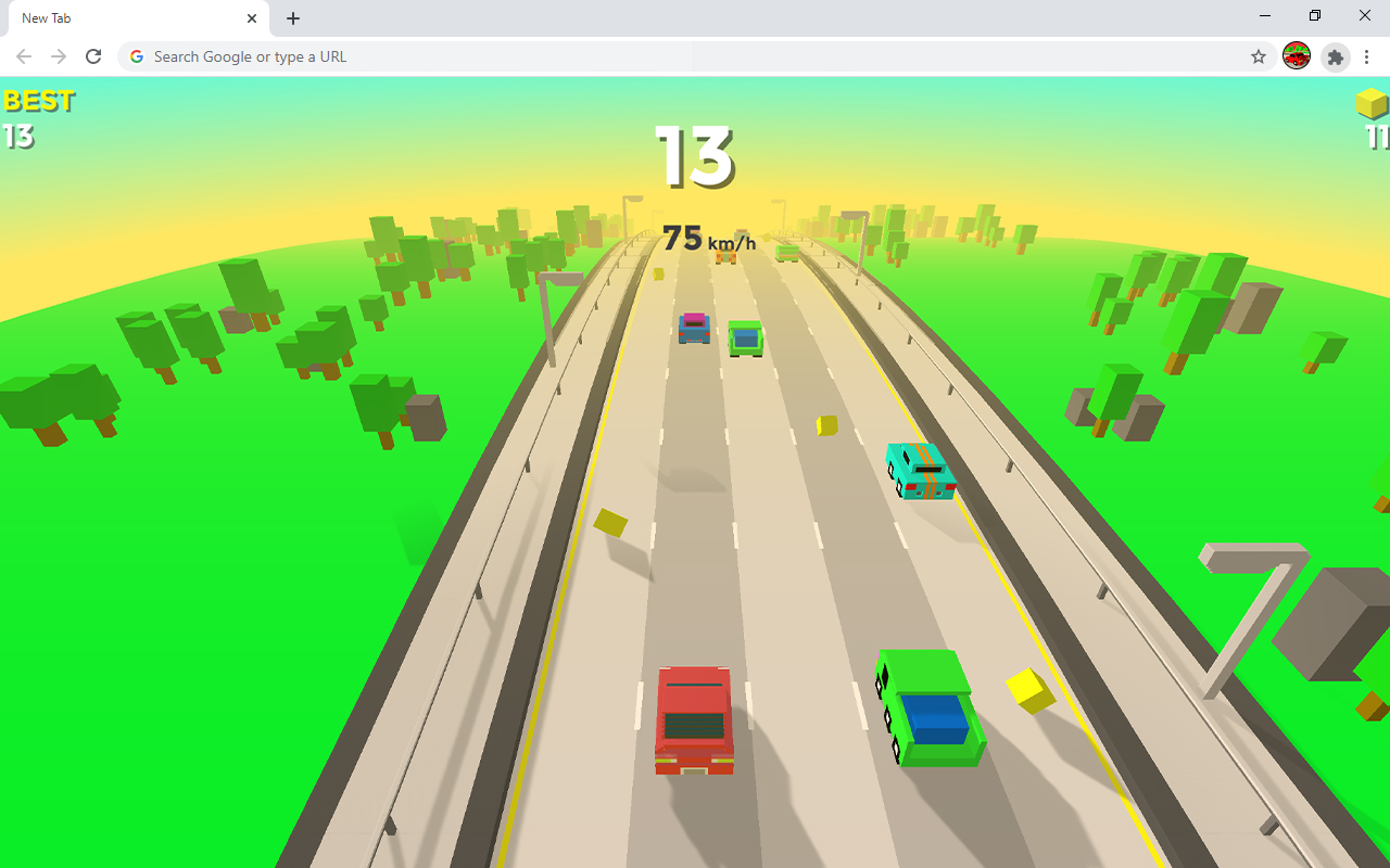 Crazy Pixel Car Racing Game Preview image 3