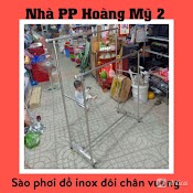 Sào Phơi Đồ Inox - Xào Đôi Inox 201 Chân Vuông