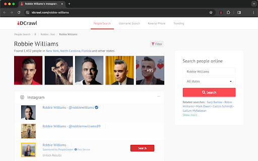 IDCrawl - Free People Search
