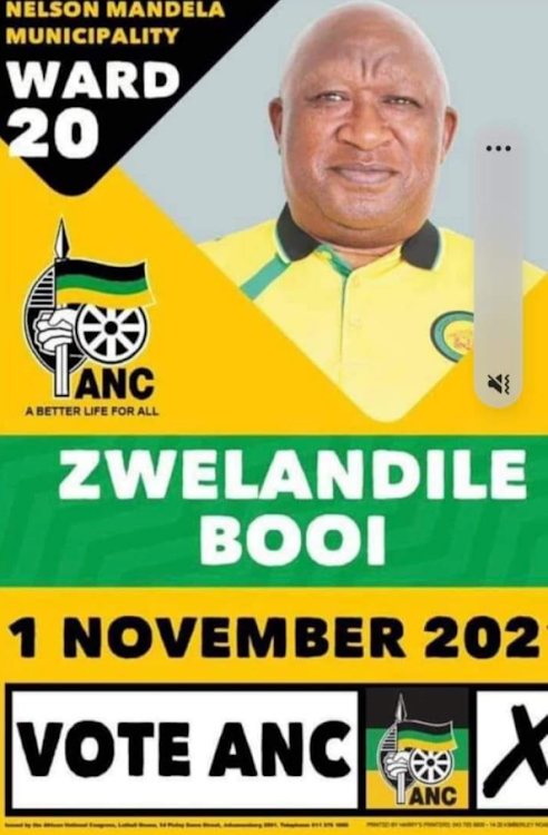 An Eastern Cape ANC councillor, Mzwandile Booi, was gunned down in Kwazakhele on Sunday night.