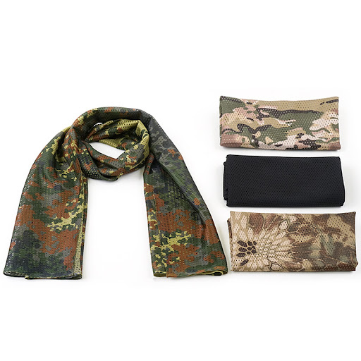 Title 3, Camouflage Outdoor Net Scarf Multicolor Versati...