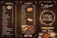 Urban Choolah menu 2