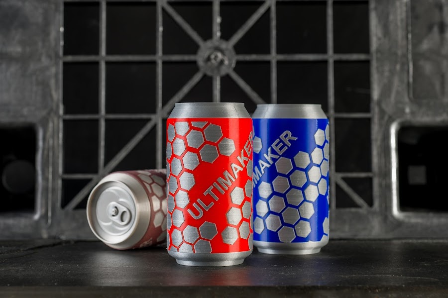 Drink can design - photo courtesy of Ultimaker