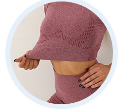 Title 3, Womens Seamless Short Sleeve Yoga Suit, Moistu...