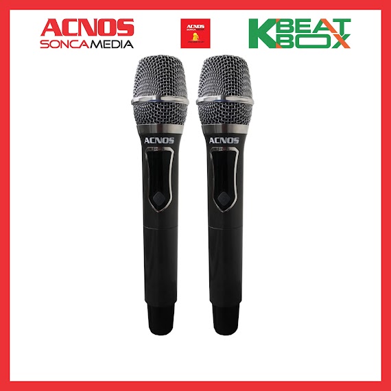 Micro Không Dây Uhf Acnos Ka05 (Micro Rời - 1 Cặp) [Hàng Chính Hãng]