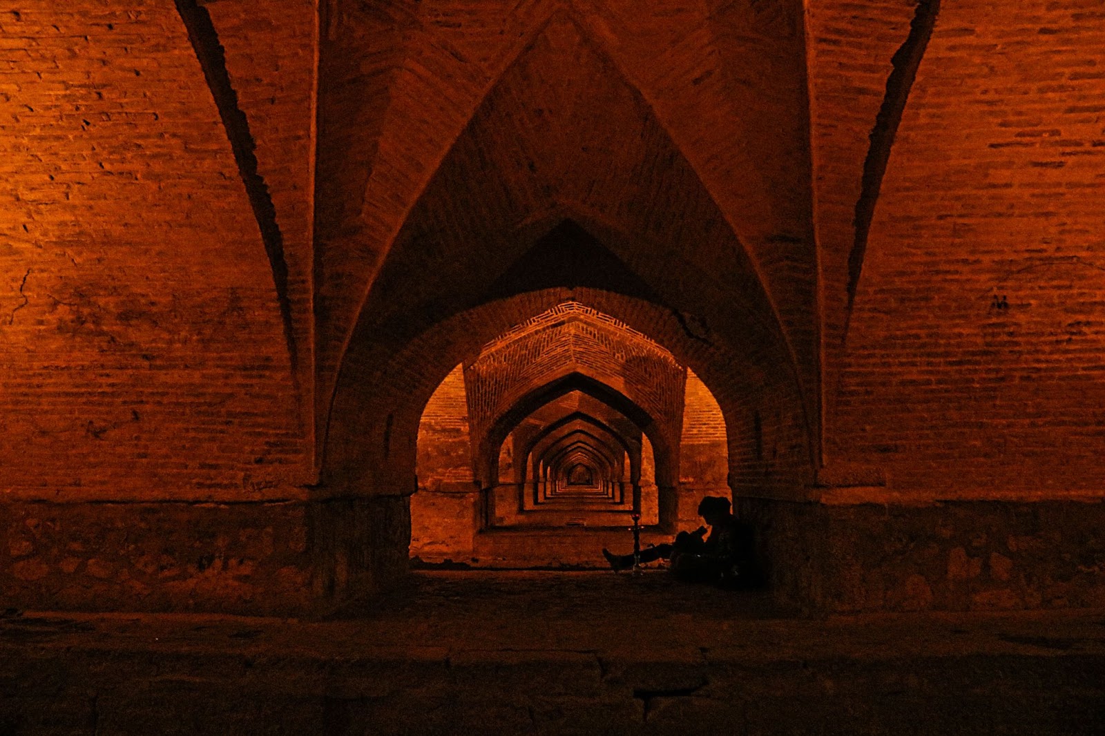 Water pipe, Isfahan, Iran