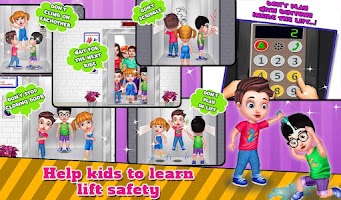 Lift Safety For Kids Games Screenshot