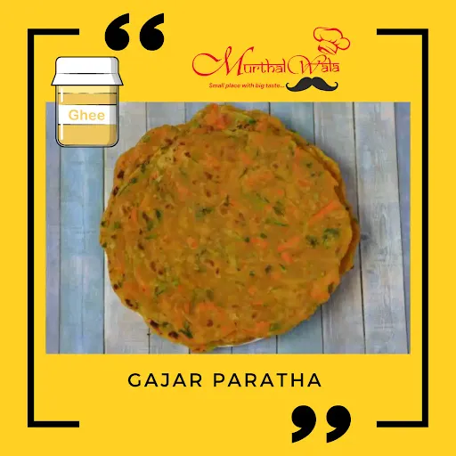 Gajar (Desi Ghee) Paratha