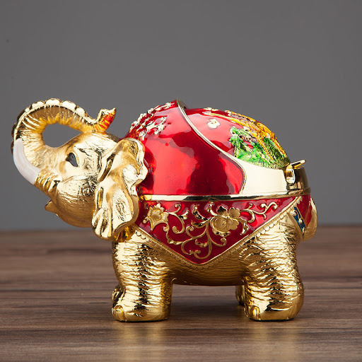 Title 4, Household Vertical Auspicious Elephant Stainles...