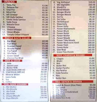 Udupi Family Restaurant menu 1