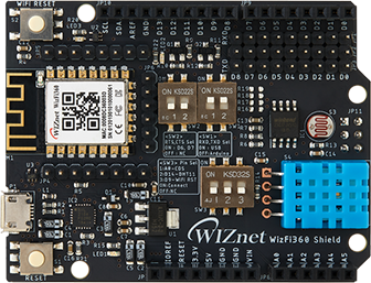 Imagen de Placa de evaluación WizFi360-EVB-Shield