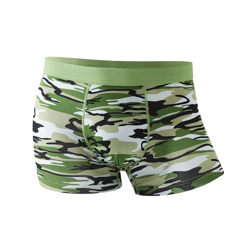 Camouflage heren boxershorts van modal, ademend, mid-waist print, comfortabele en stijlvolle boxershorts.