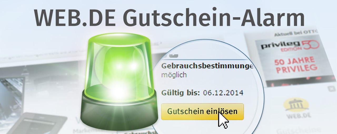 WEB.DE Gutschein-Alarm für Google Chrome Preview image 2