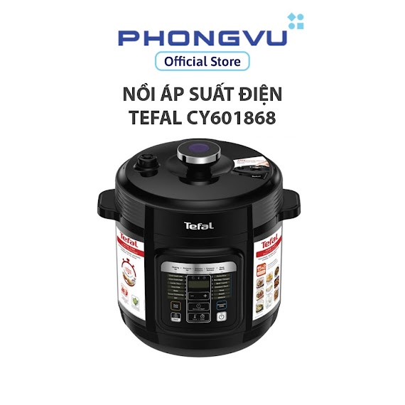 Nồi Áp Suất Điện Tefal Cy601868 - Bảo Hành 24 Tháng