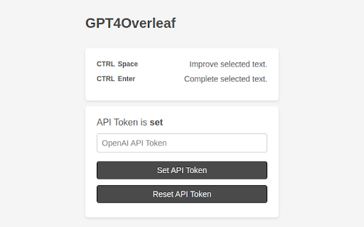 GPT4Overleaf