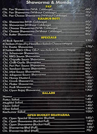 AL Baik Foods menu 2