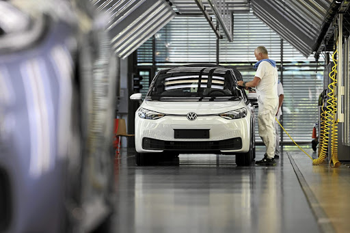 VROOM: The forecast from Thomas Ulbrich, head of development at VW, is one of the starkest yet from an industry that, with some exceptions, still makes far more money selling traditional petrol engines than electric ones. Picture: Bloomberg/Liesa Johannssen-Koppiz