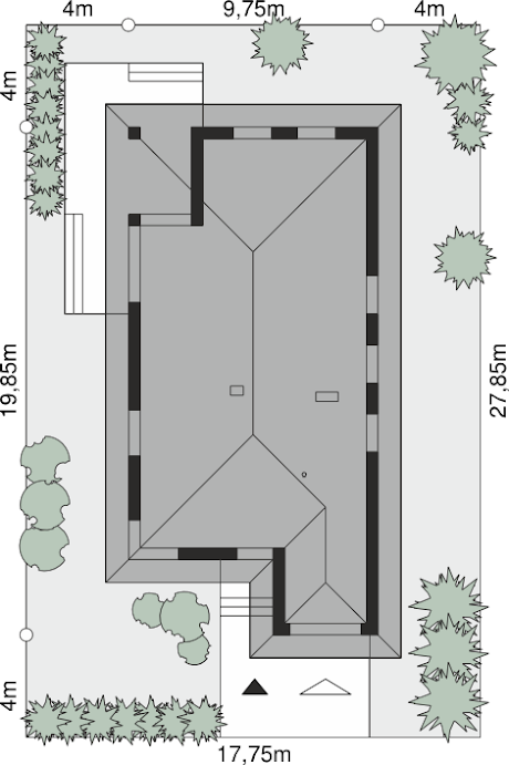 Dom przy Pastelowej 18 bis - Sytuacja