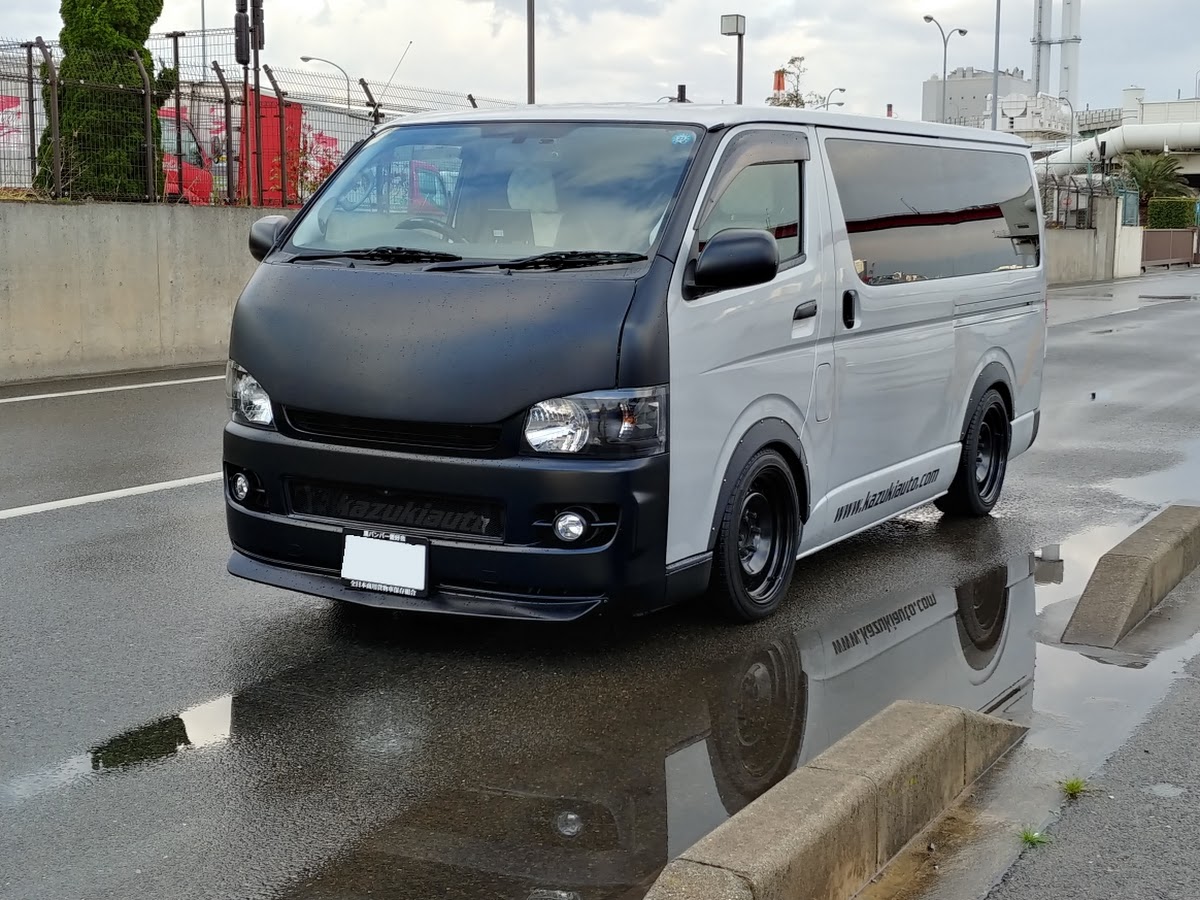 ハイエース Trh0vのプチイメチェン後初洗車 旧車風 に関するカスタム メンテナンスの投稿画像 車のカスタム情報はcartune