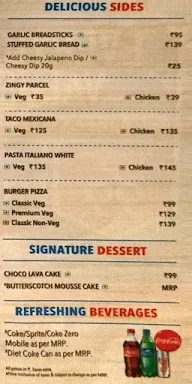 Domino's Pizza menu 2