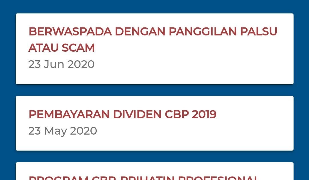 Coop bank pertama e semakan Update Page