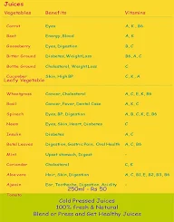 OV Juicery And Food menu 4