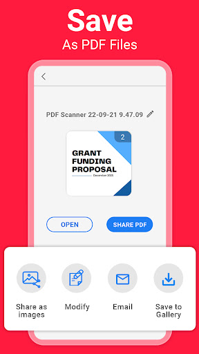 Screenshot PDF Scanner App