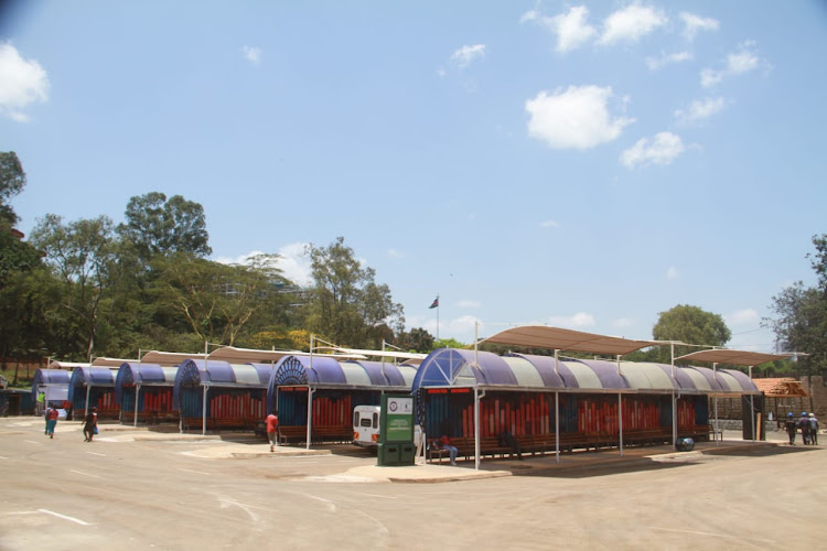 Inside Nairobi Metropolitan Service newly constructed Green Park terminus on March 1, 2021