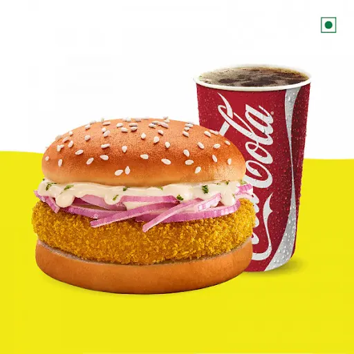 Mumbai Burger+ Fountain Coke