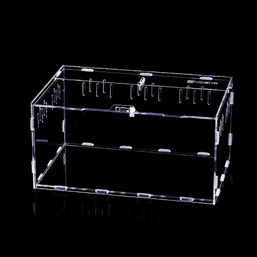 Insect Breeding Cases Reptiles Transparent Feeding Box Good Ventilation Acrylic Habitat for Centipedes Spiders Snake C6U