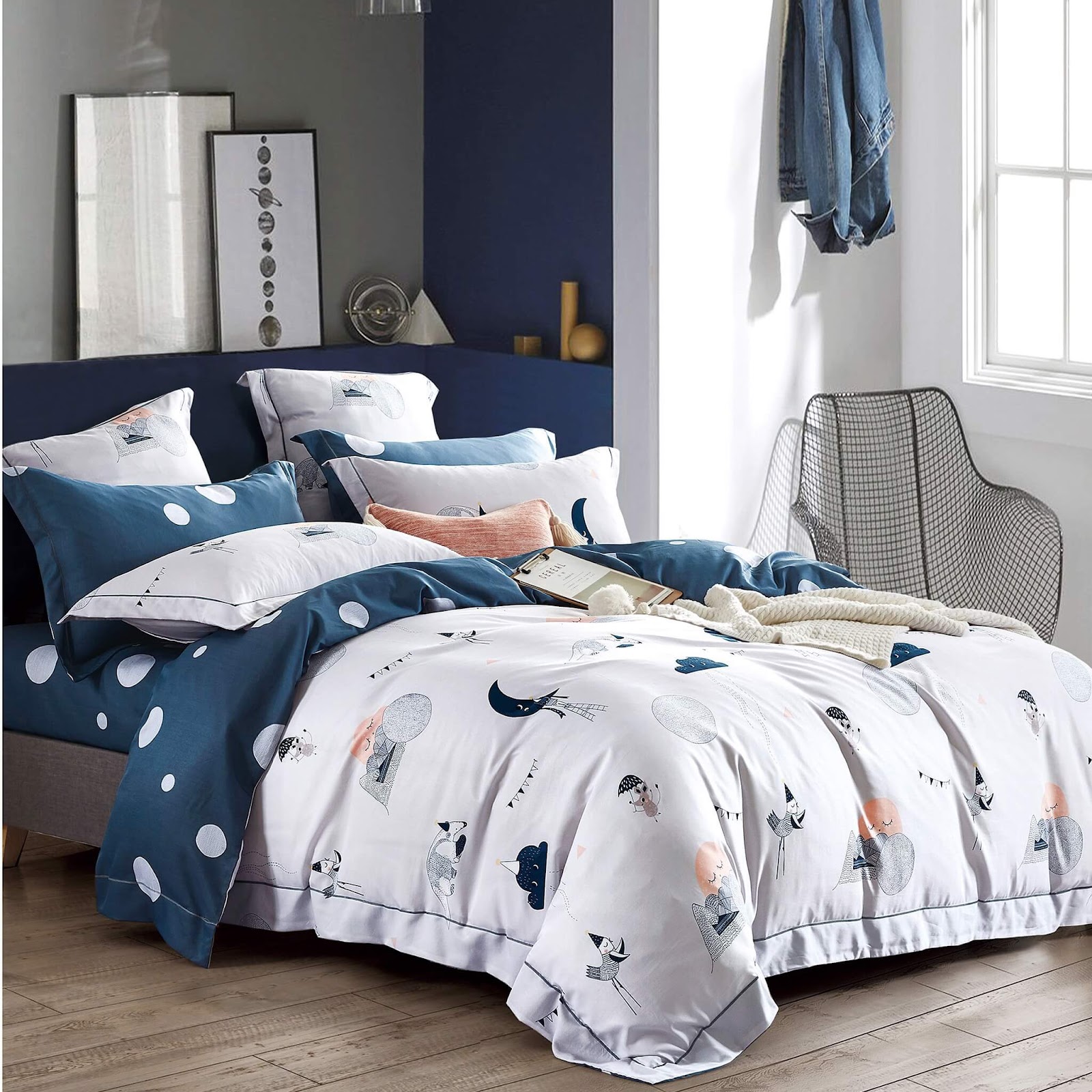 Những chiếc drap giường cotton cũng rất dễ bảo quản, không kén cách giặt giũ nên được nhiều gia đình tin dùng.