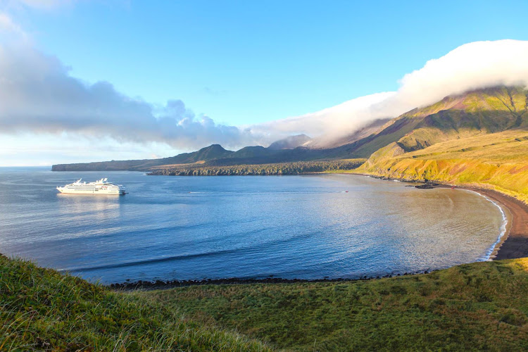 Visit the remoate Kuril Islands of southeastern Russia on a Ponant cruise. 