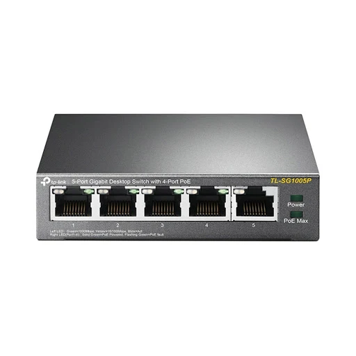 Switch PoE TPLink 5P TL-SG1005P