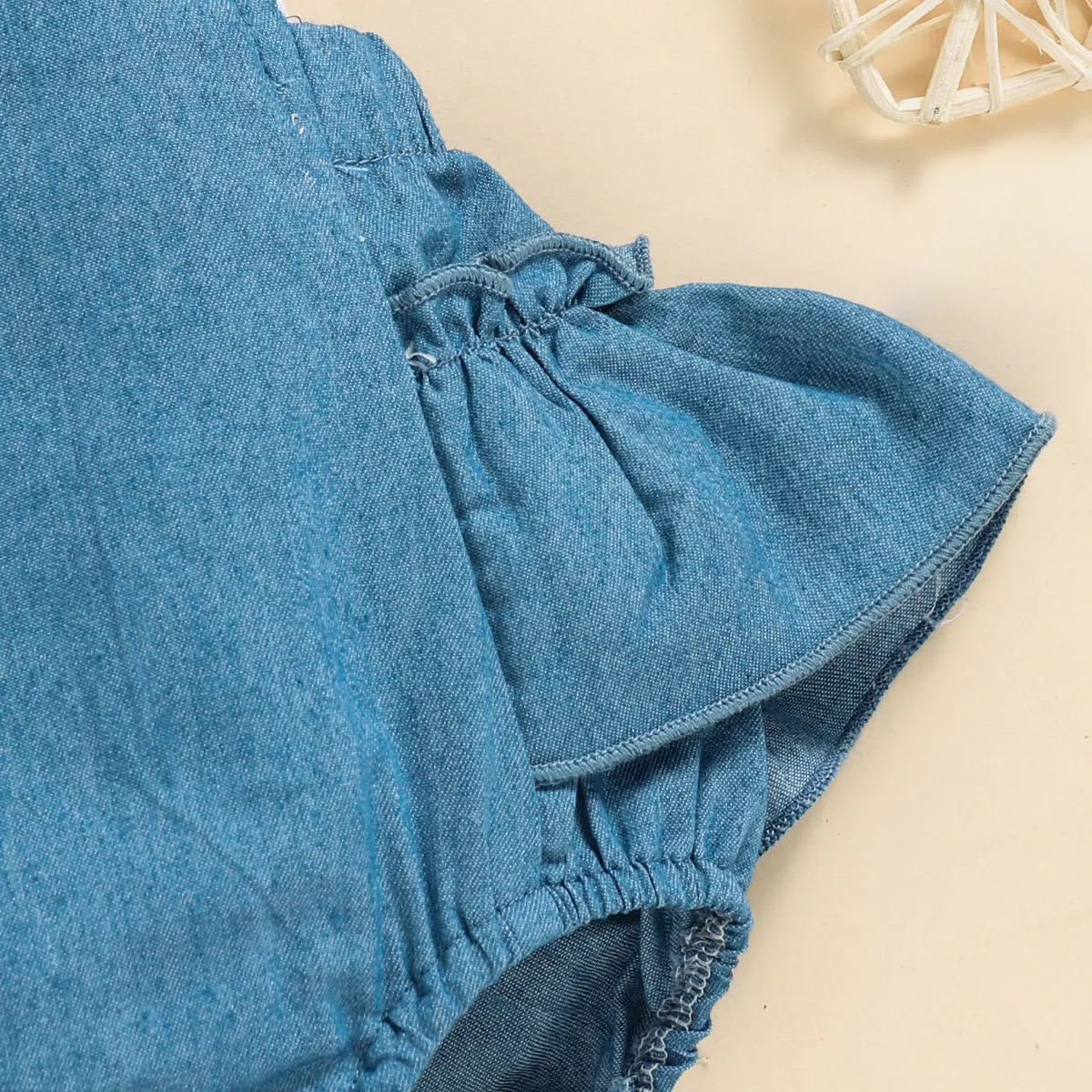 Title 5, Pantalon à bretelles en jean pour bébé fille – ...