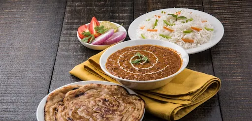 Dal Makhani With Rice Meal