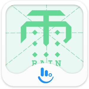 Download Chinese Character Rain Theme For PC Windows and Mac