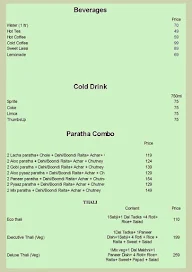 Green Buffet menu 1