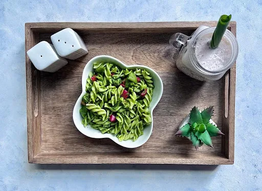 Tofu Basil Pesto Pasta