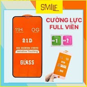 Cường Lực Iphone Full Màn 21D Iphone 6 7 7Plus 8Plus X Xsmax 11 11Promax 12 12Promax 13 13Promax 14 Pro Max Promax [21D]